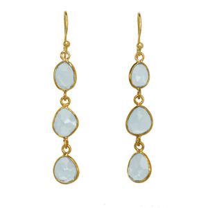 Lita Blue Topaz Earrings