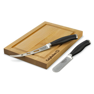 Contemporary Cutlery 3 Pc. Cheese Knives & Board Set