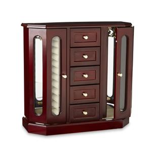 Cherry Wood Upright Jewelry Box