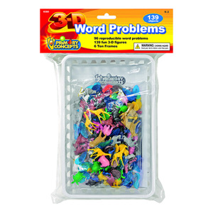 Primary Concepts 3-D Word Problems with Ten Frames