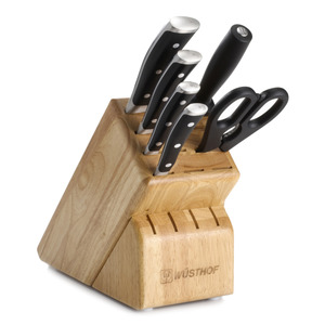 Classic IKON 7 Pc. Cutlery Set w/Wood Block