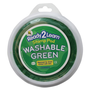 Center Enterprises Jumbo Washable Stamp Pad, Green, Pack of 6