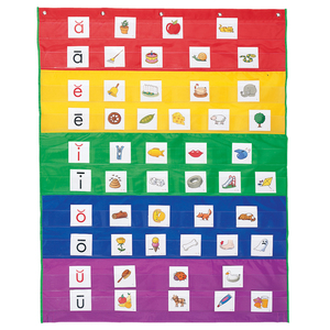 Learning Resources Rainbow® Pocket Chart