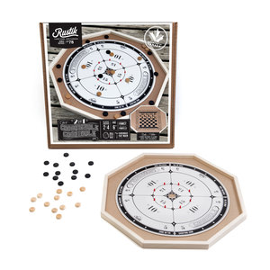 Rustik Crokinole De Luxe 2 Games in 1