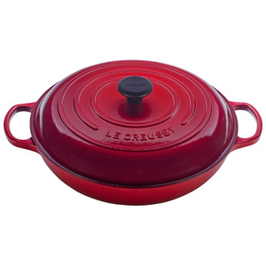 Enamaled Cast Iron 1.5 Qt Braiser Cherry