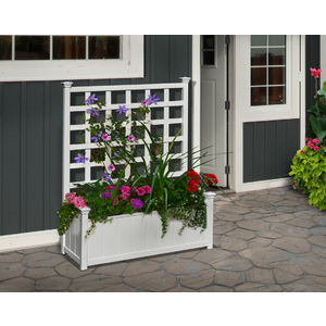 Huron Planter Box w/ Trellis