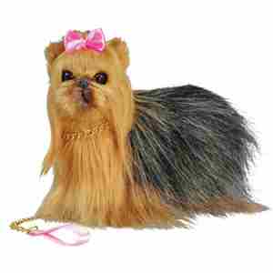 The Queen's Treasures 18&quot; Doll Yorkie Puppy Pet Dog for 18&quot; American Girl&#174; Doll with Accessories Dog, Leash and Collar