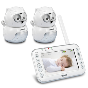Safe & Sound Audio/Video Baby Monitor w/ 2 Cameras