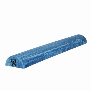 Cando Foam Roller - Blue EVA Foam - Extra Firm - 6" x 36" - Half-Round
