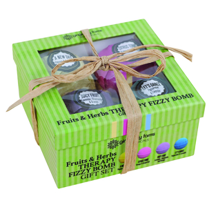 Fruits & Herbs Therapy Fizzy Bath Bomb Gift Set