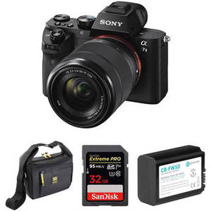 Alpha a7 II Mirrorless Digital Camera with 28-70mm Lens and Accessory Kit