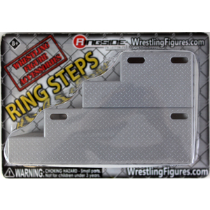WWE Ring Steps (Silver) -  Ringside Exclusive Toy Wrestling Action Figure Accessory