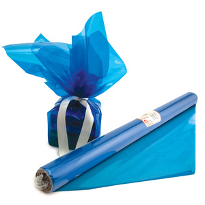 Hygloss Ed Prod Cello-Wrap™ Roll, Blue, 6 Rolls