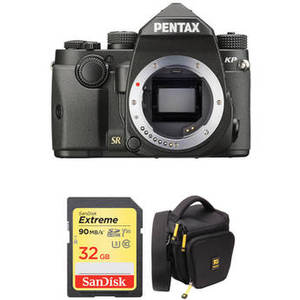 KP DSLR Camera Body with Accessory Kit (Black)
