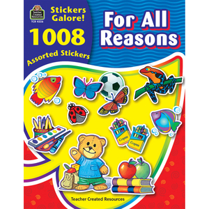 Teacher Created Resources For All Reasons Sticker Book, 1008 per book, 2 books