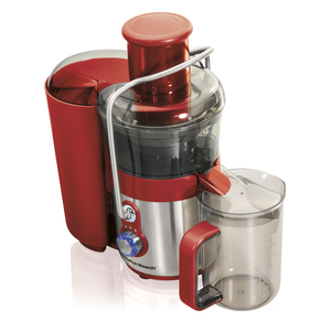 Easy Clean Big Mouth 2-Speed Premium Juice Extractor Stainless/Red