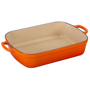 5.25 Qt. Enameled Cast-Iron Roaster Flame