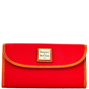 Pebble Grain Continental Clutch