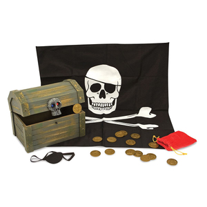 Wooden Pirate Chest Ages 6+ Years