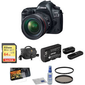EOS 5D Mark IV DSLR Camera with 24-70mm f/4L Lens Basic Kit