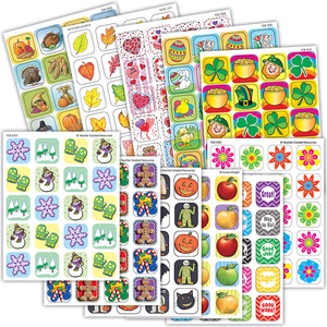 Teacher Created Resources Seasonal/Holidays Sticker Set, Set of 12 Packs