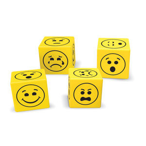 Learning Resources Soft Foam Emoji Dice