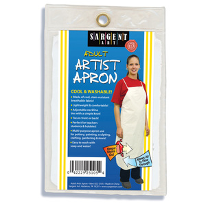Sargent Art Breathable Art Apron, Adult Size, Set of 12
