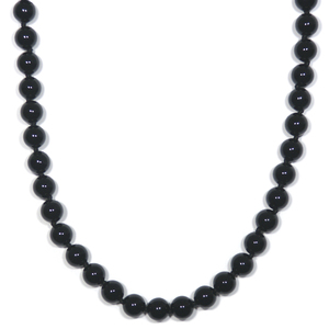 Lita Sterling Silver Black Onyx Necklace, 24"