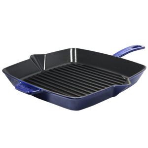12" Square Grill Pan - Dark Blue