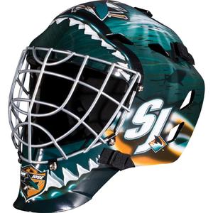 Franklin Sports GFM 1500 NHL San Jose Sharks Goalie Face Mask