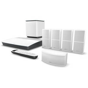 Lifestyle 600 Home Theater System with Jewel Cube Speakers (White)