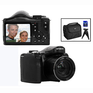 18MP Bridge Camera w/ 8GB SD Card Case and Tripod