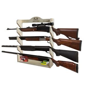 REALTREE 4 Gun Pine Wall Storage Rack