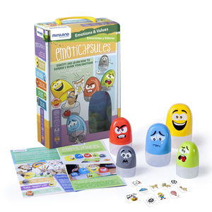 Miniland Educational Emoticapsules Playset, 16 Pieces