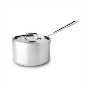 4 Qt. Stainless Steel Sauce Pan with Loop