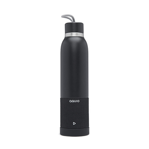 Aquio Double-Wall Hydration Bottle & Speaker Midnight