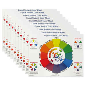 American Educational Products Crystal Student Color Wheel, Desk Reference Edition, Pack of 10