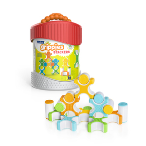 Guidecraft Grippies&#174; Stackers - 16 pc. set