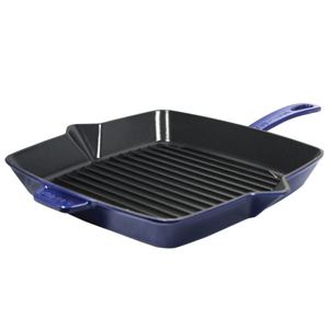 10" Square Grill Pan - Dark Blue