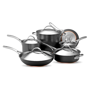 Anolon Nouvelle Copper 11 Piece Cookware Set