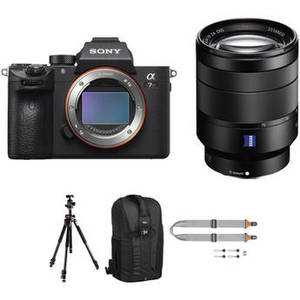 Alpha a7R III Mirrorless Digital Camera with 24-70mm f/4 Lens and Pro Kit