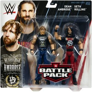 WWE Seth Rollins & Dean Ambrose -  Battle Packs 55 Toy Wrestling Action Figures