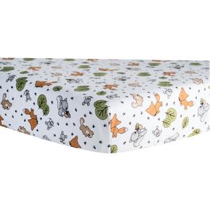 Trend Lab FOREST ANIMAL FLANNEL CRIB SHEET