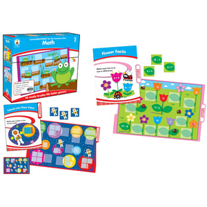 Carson-Dellosa Pub Group Math File Folder Game, Grade 2, 16 Games, 19 Sheets of Cards