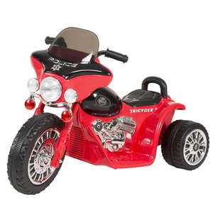 Lil' Rider Mini Three Wheel Police Chopper - Red
