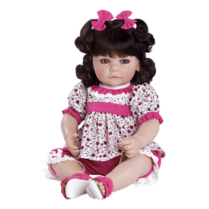 Adora Dolls Toddler Cuddly & Weighted 20" Play Doll- Cutie Patootie with Dark Brown Hair  & Blue Eyes Ages 6+