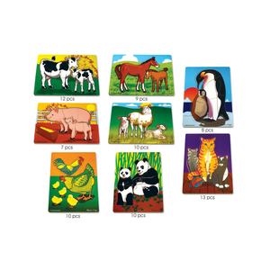 Melissa & Doug Mothers And Baby Animals Puzzle Set