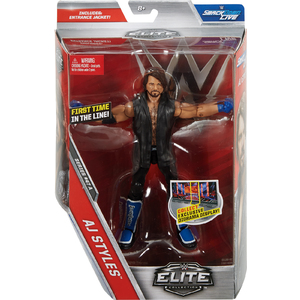 WWE AJ Styles -  Elite 47 Toy Wrestling Action Figure