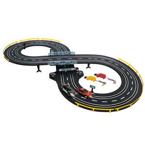 Golden Bright Battery Operated Police Chase Road Set