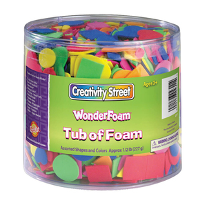 Creativity Street WonderFoam&#174; Tub of Foam Shapes - 3000 per tub, 2 tubs total